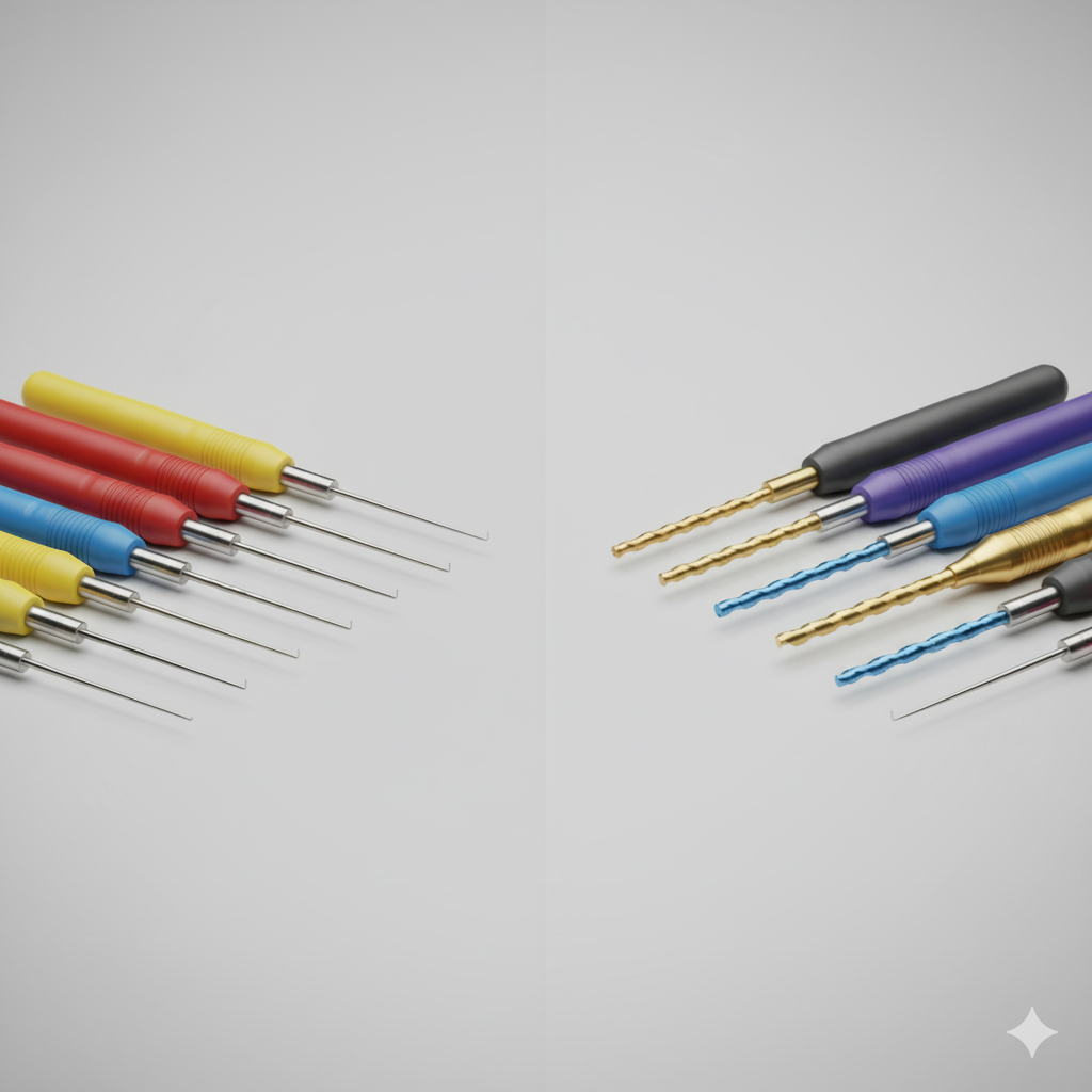 Comparação entre Técnicas Manuais e Rotatórias/Reciprocantes